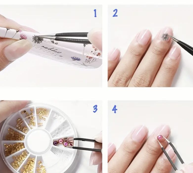 Kit 10 Pinças de Precisao Anti-estaticas (ESD) - Professional