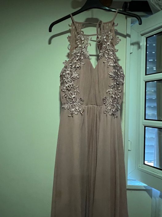 Vestido cerimónia rosa