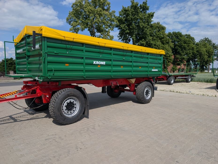 Przyczepa wywrotka 18 ton trzystronna Krone