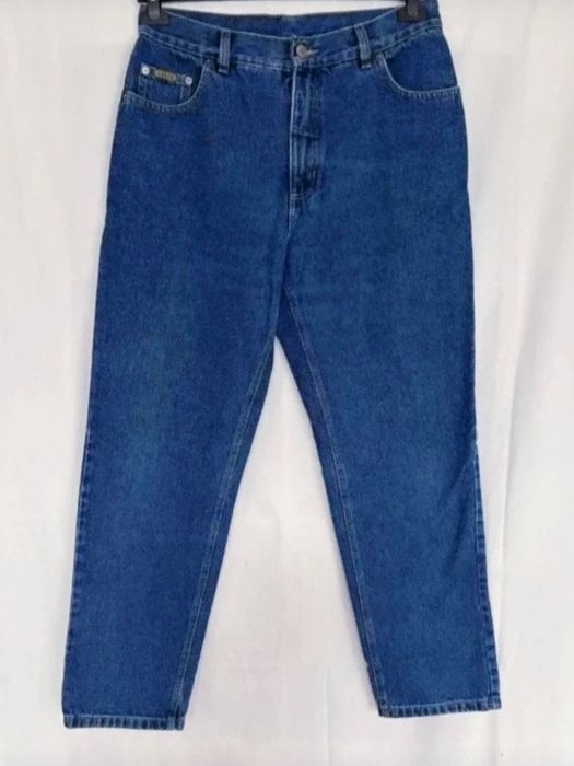 Vintage jeansy COBRA z wysokim stanem r. 40 L  mom jeans retro