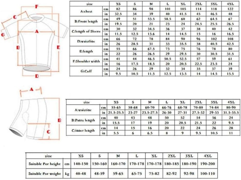 Conjunto de Ciclismo MOXILYN