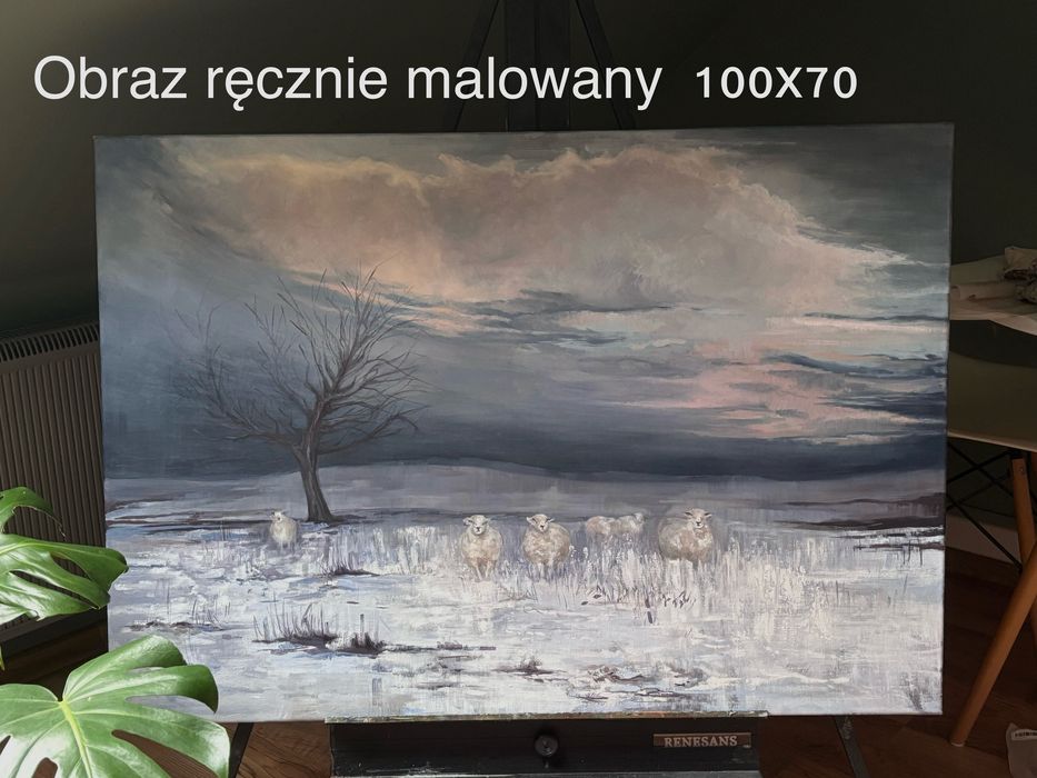 Obraz ręcznie malowany