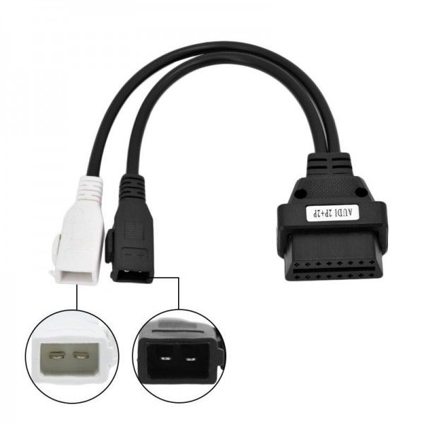 Перехідник OBD2 VAG AUDI 2x2pin для підключення діагностики до авто