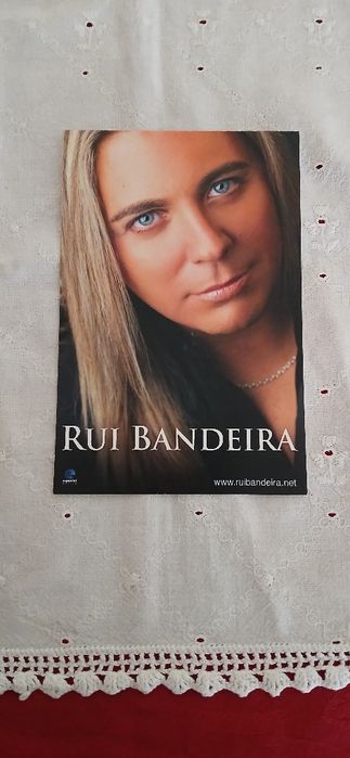 Postal Rui Bandeira, autografado