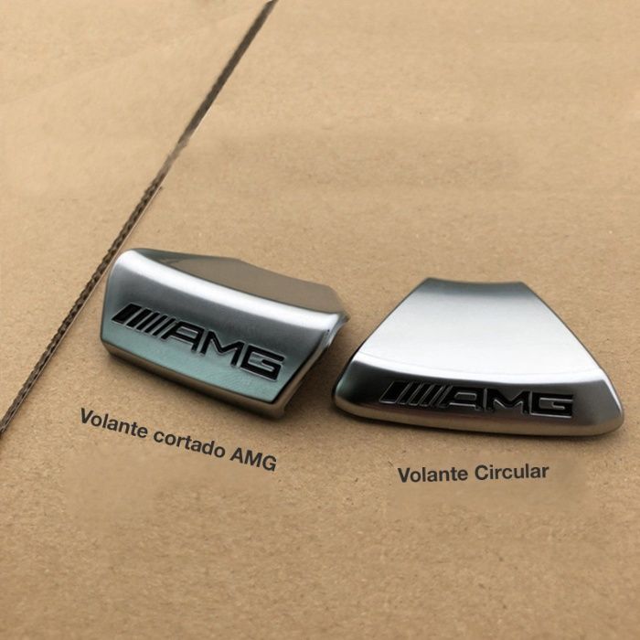 Aplicação AMG para volante Mercedes Classe A C E W205 W213