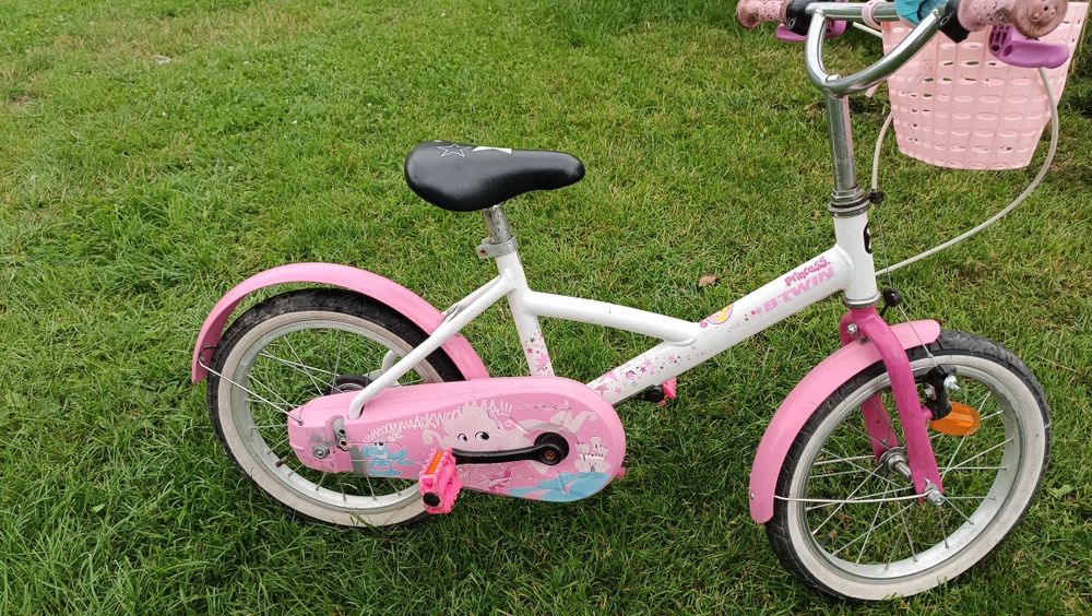 Rower dziecięcy B'twin Princess koła 16"