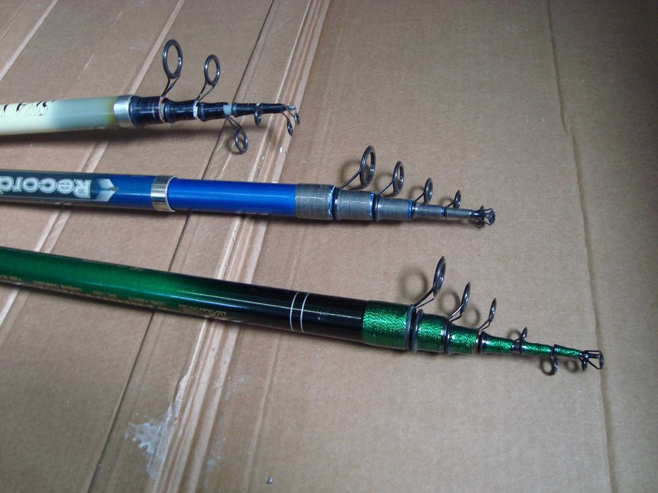 Canas  de  pesca  boia  de  5 e 6 metros