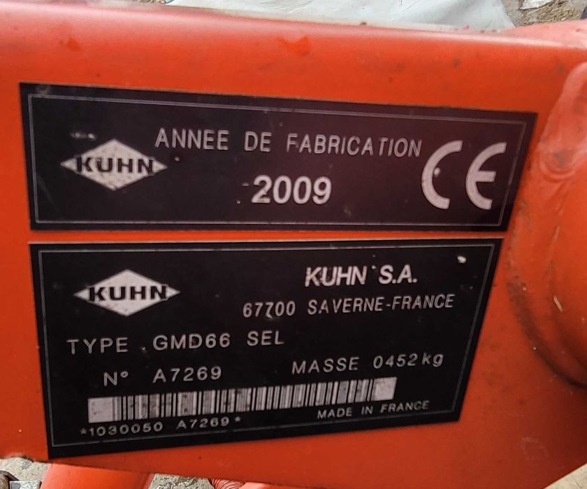 Kosiarka dyskowa Kuhn Gmd 66 select