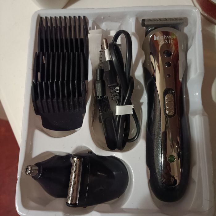 Тример 3 в 1 (7 насадок) барбершоп вдома