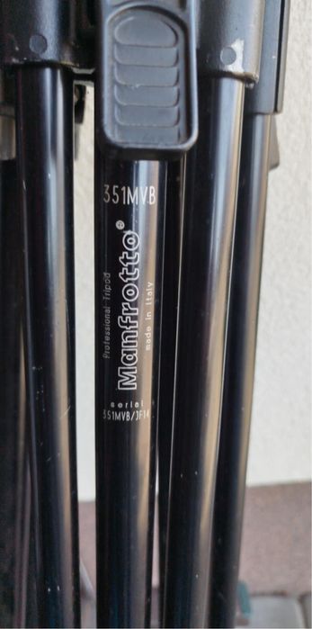 statyw manfrotto 351mvb tripod głowica szybkozłączka kostka 351 mvb