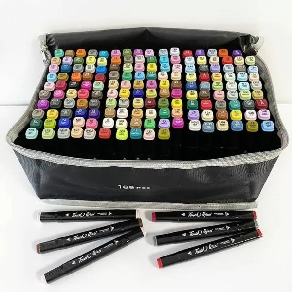 Маркери TOUCH Sketch Marker Black 36,48,60,80,120,168,204,262 шт+сумка
