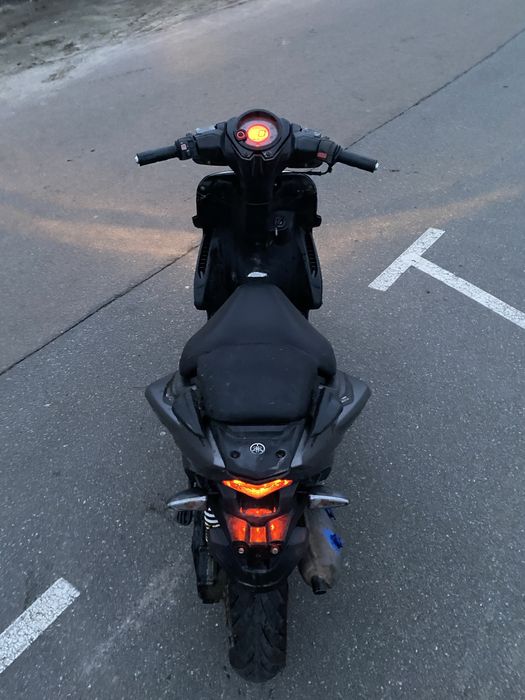 Yamaha Aerox рестайлігн, фейс лифт Minarelli long