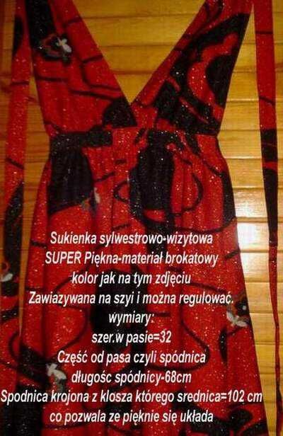 Piękna suknia MODA z Londynu