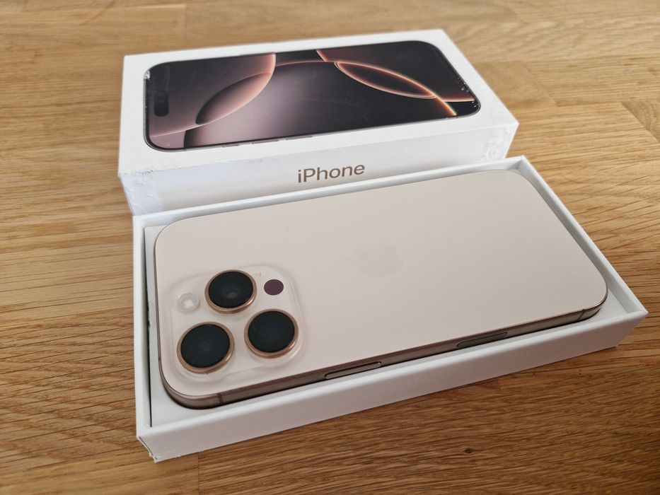 Apple iPhone 16 Pro / 128 GB / JAK NOWY / Bateria 100% / Gwarancja
