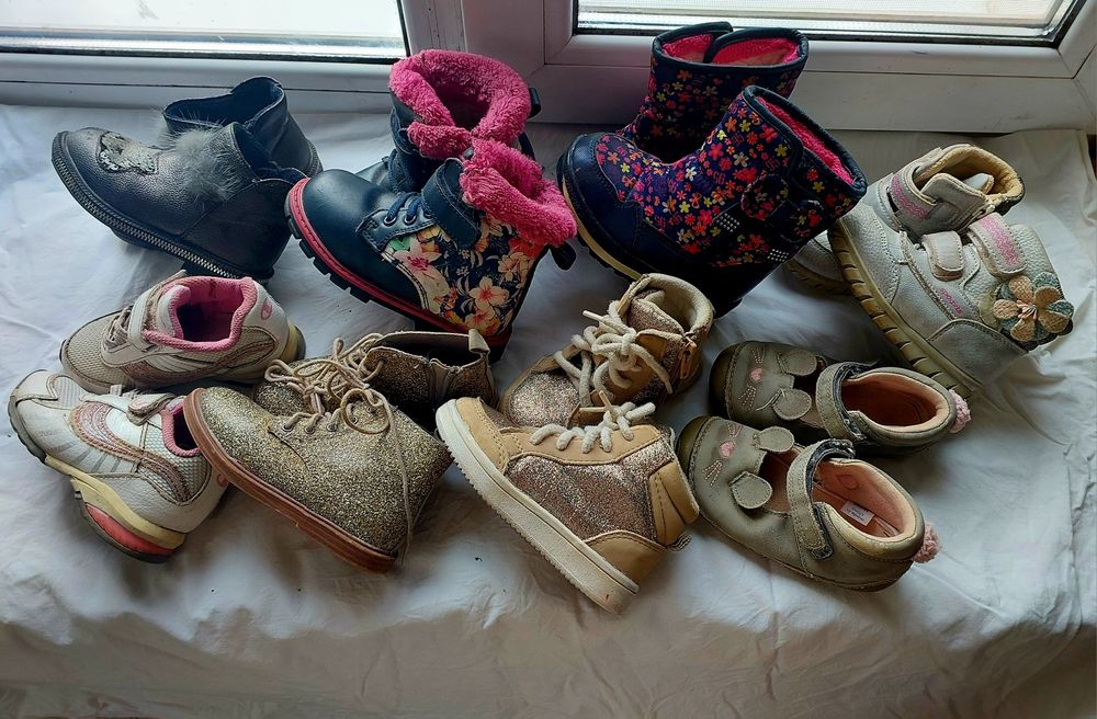 Взуття для дівчинки H&M, Zara, Tom.M, Champion 22, 23, 24розмір