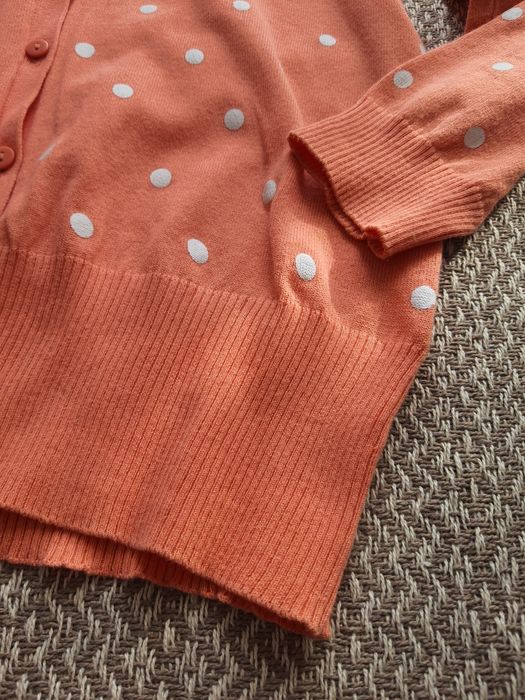Rozpinany sweterek damski w kropki House Nowy M/38