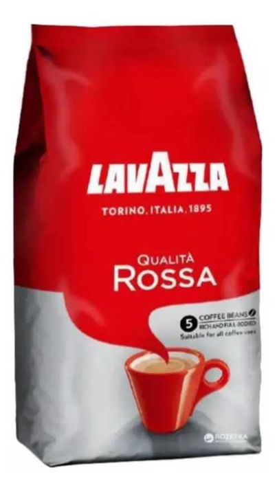 Зернова кава Lavazza Qualita Rossa, Crema e Gusto Tradizione Italiana
