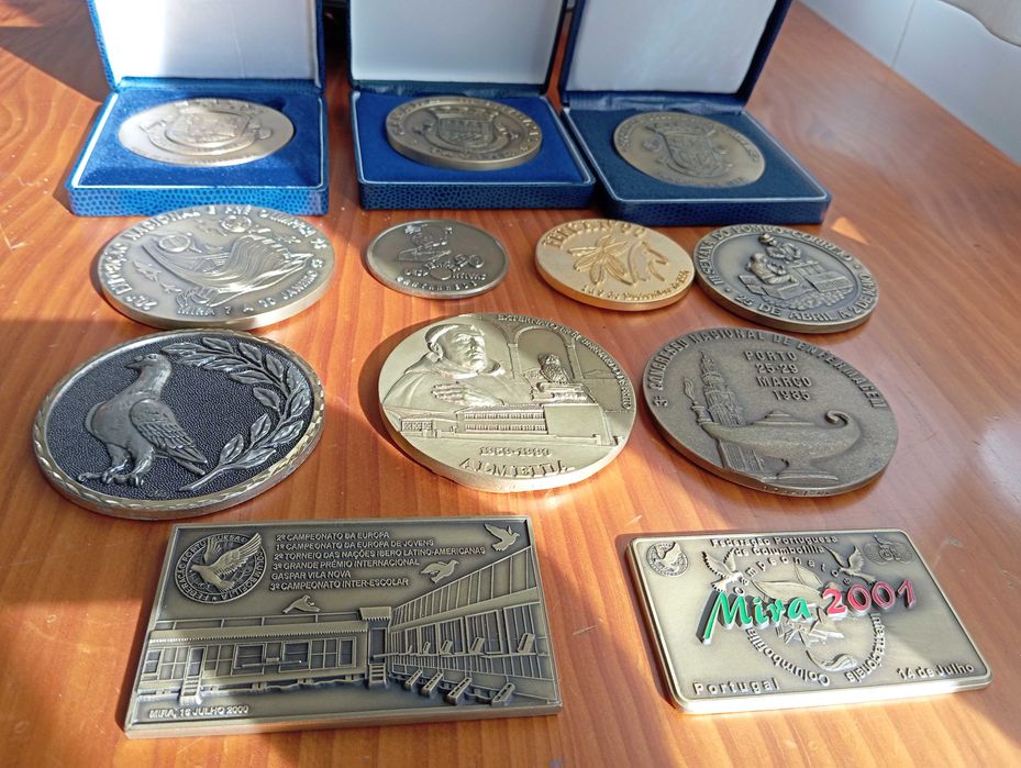 Conjunto de medalhas