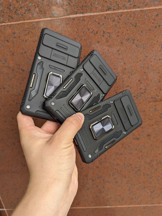 Противоударный чехол Pixel 7 A Pro с кольцом чохол з кільцем