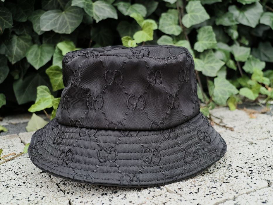 Czapka Gucci bucket panama kapelusz GG