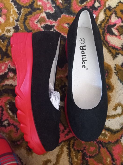 Туфельки замшевые 31р