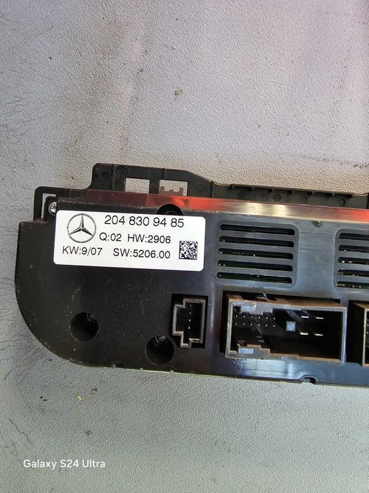 MERCEDES W204 Panel klimatyzacji