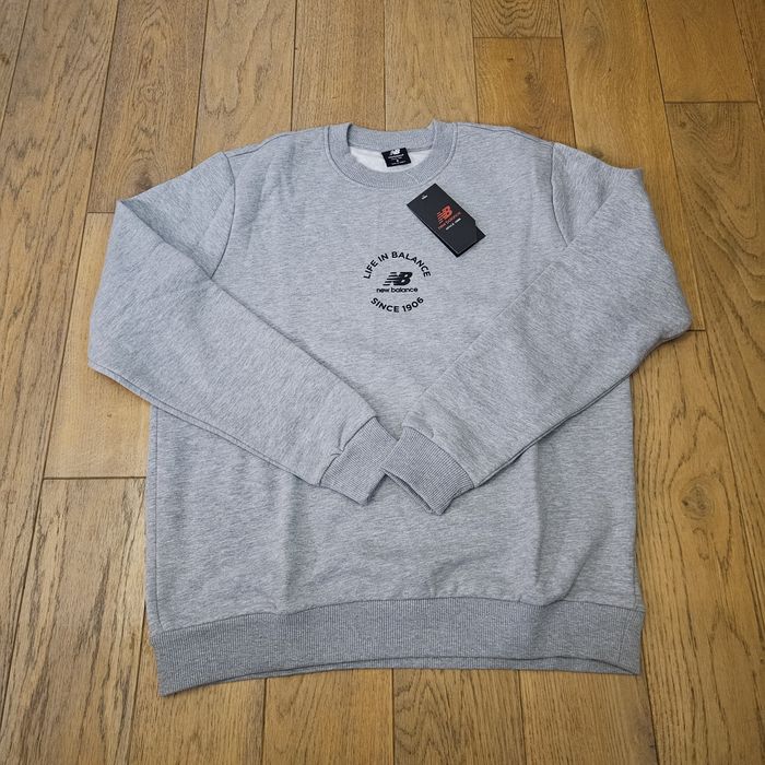 Nowa szara bluza New Balance crewneck