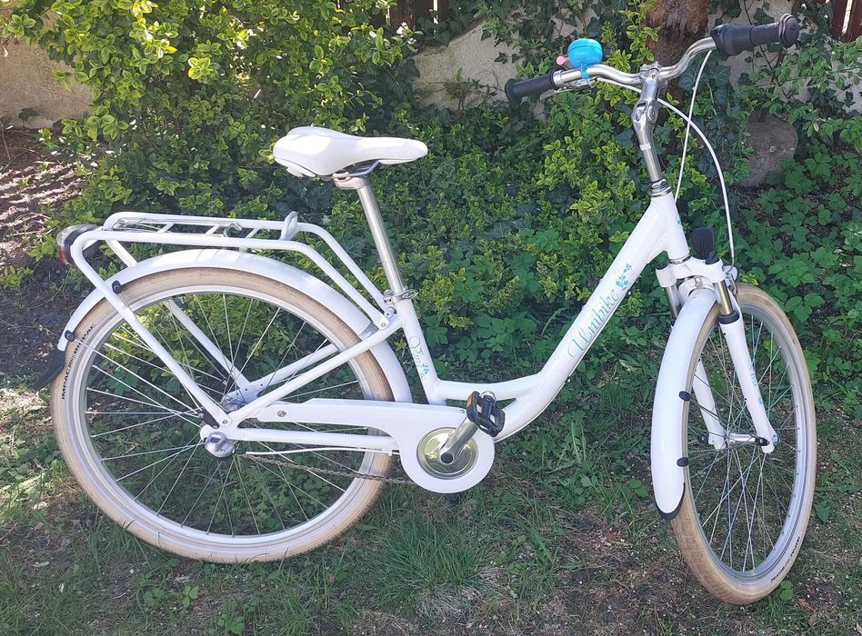 Rower miejski Unibike Viva 3, 26" biały