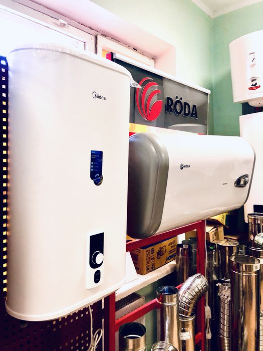 Бойлер Midea плоский ( мокрый и сухой тен).