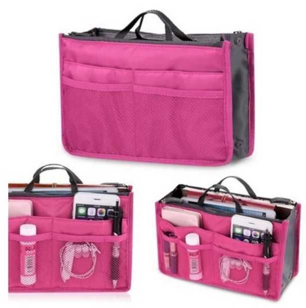 Organizador de Mala / Carteira / Bolsa - Rosa - ARTIGO NOVO EMB