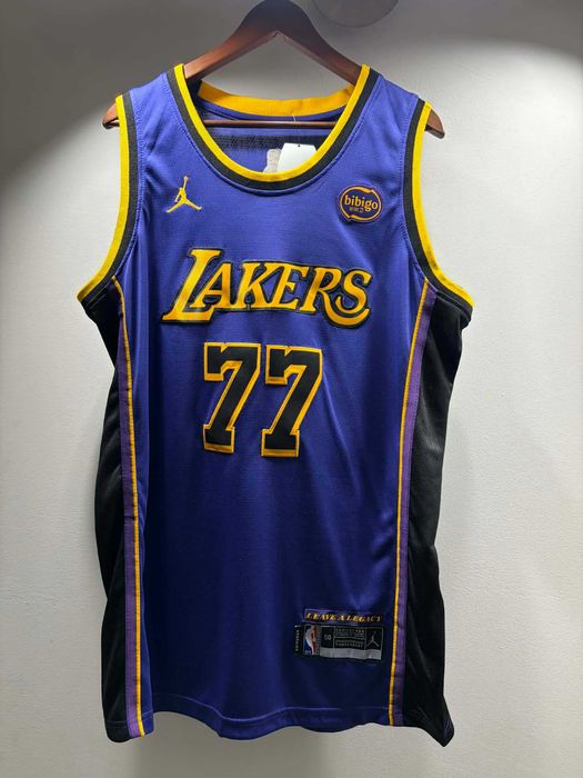 NBA Los Angeles Lakers Jordan Special Edition Jersey #77 Doncic