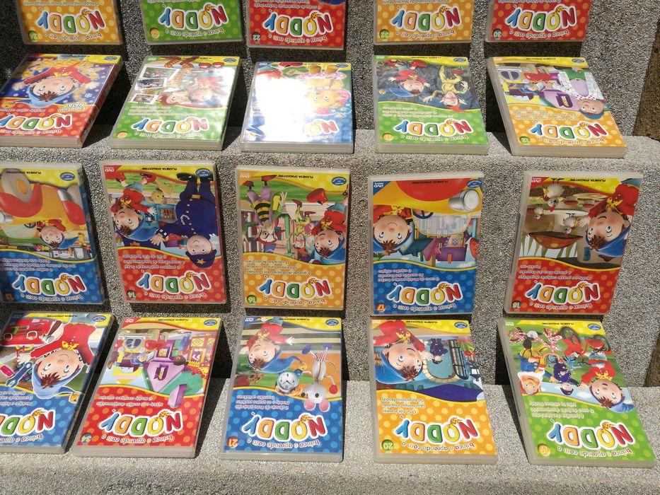 Coleção do Noddy em estado + de 25 DVD como novo vend troco