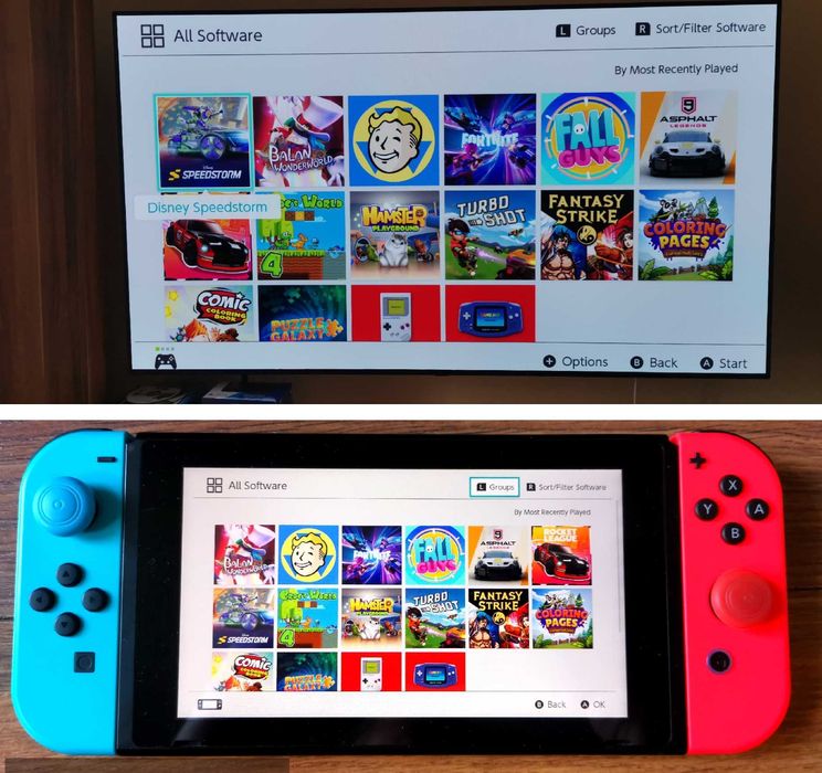 Konsola Nintendo Switch+Kilka gier. Zamiana