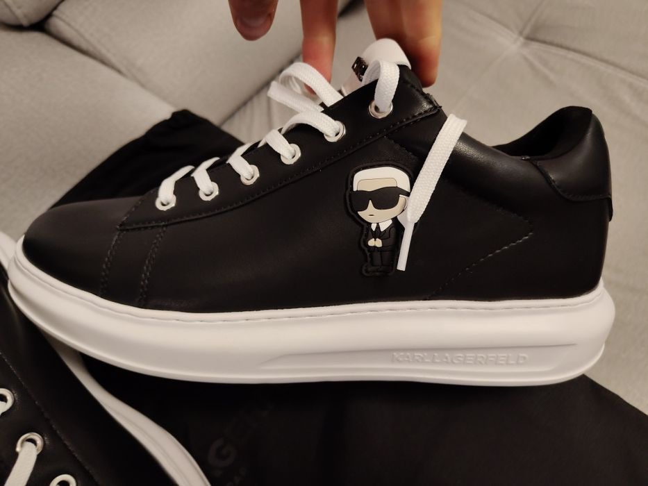 Buty KARL Lagerfeld Paris skóra naturalna