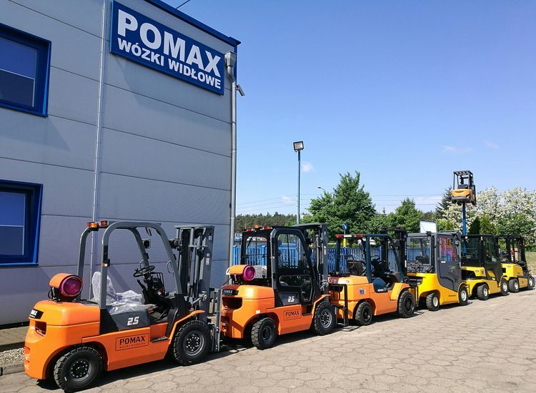 wynajem wózków widłowych widlaków wózek Wielkopolska 1,5 -10 Ton POMAX