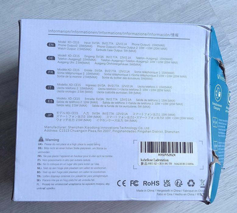 Dual Magnetic 3w1 ładowarka indukcyjna stacja ładująca do iphone Apple