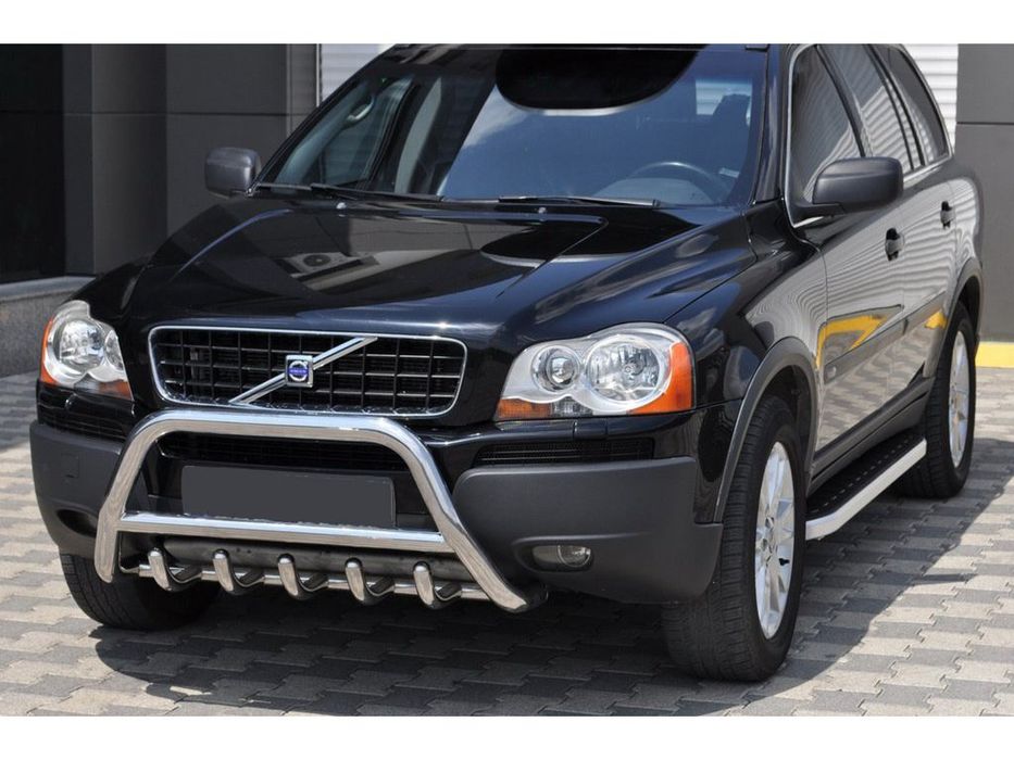 Volvo XC90 2002-2014 рр. Кенгурятник WT003 (нерж.)