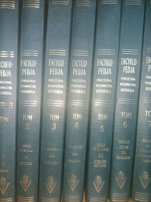 Wielka Encyklopedia Powszechna Gutenberga 22+1 tomów