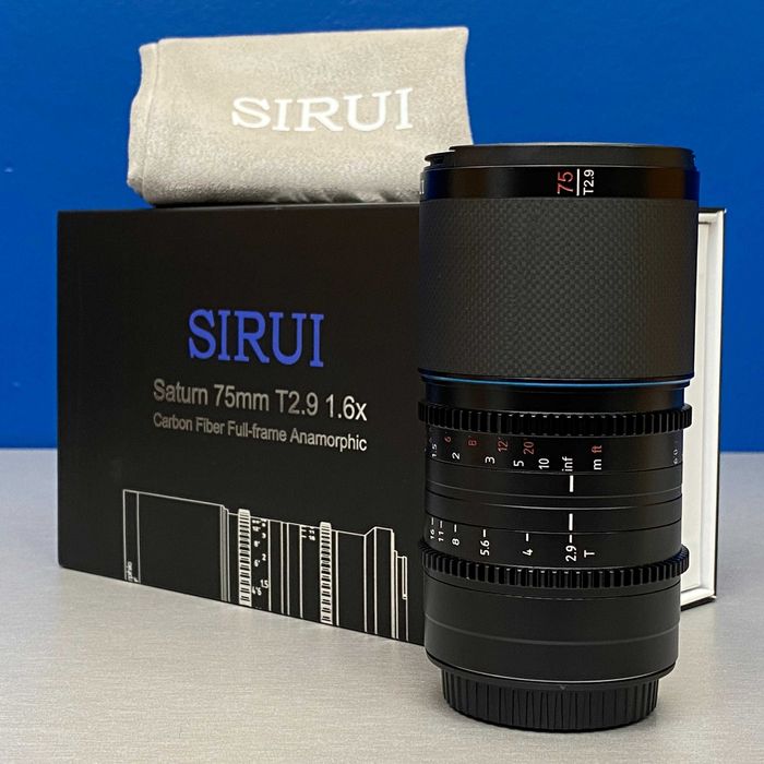SIRUI Saturn 75mm T2.9 1.6x Anamorphic (Sony FE) - NOVA