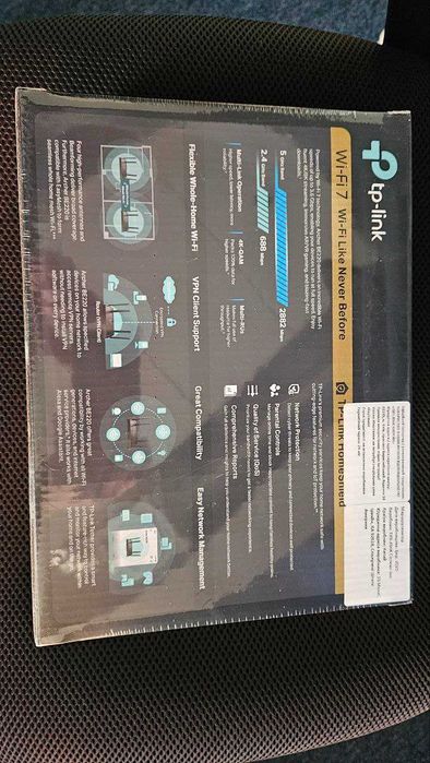 Маршрутизатор TP-LINK Archer BE220 WiFi7 / BE3600 / 1Гбіт/с