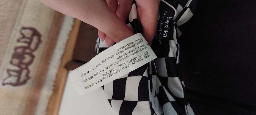 Top xadrez Bershka
