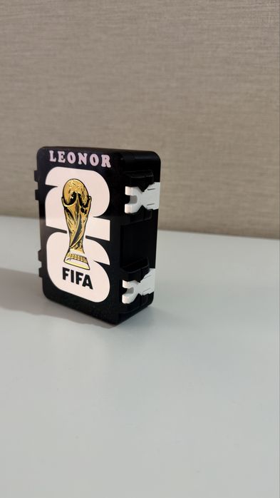Caixa para Cromos FIFA Personalizada em Impressão 3D