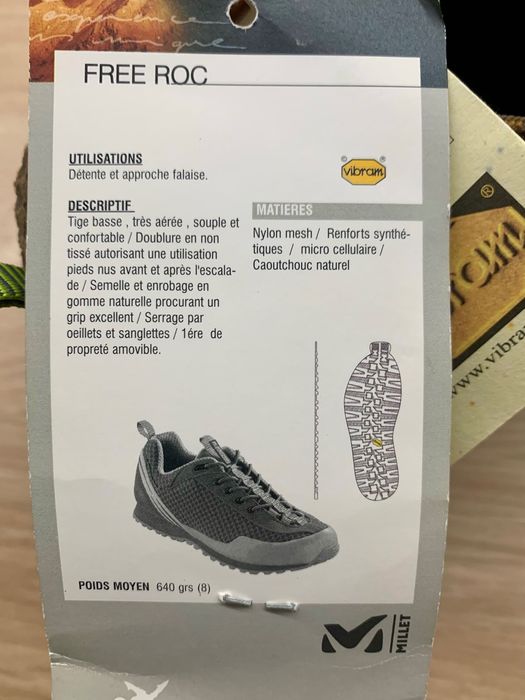 MILLET Free Roc Buty treningowe r.41 1/3