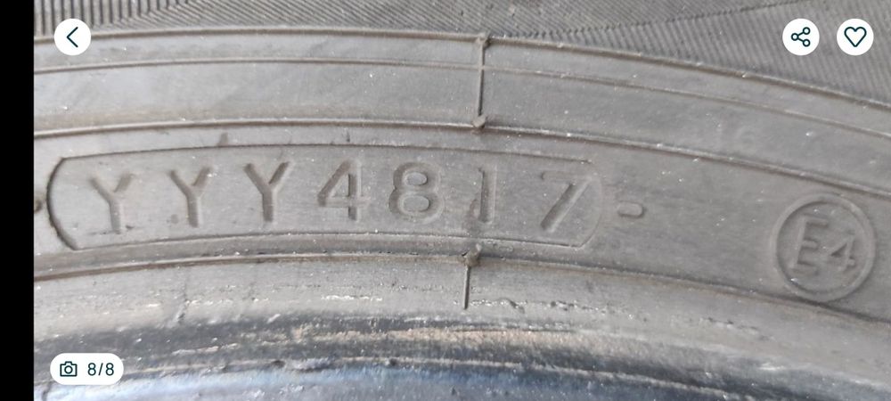 Opony letnie z 2017r 6mm 205/55/16 Yokohama 3N