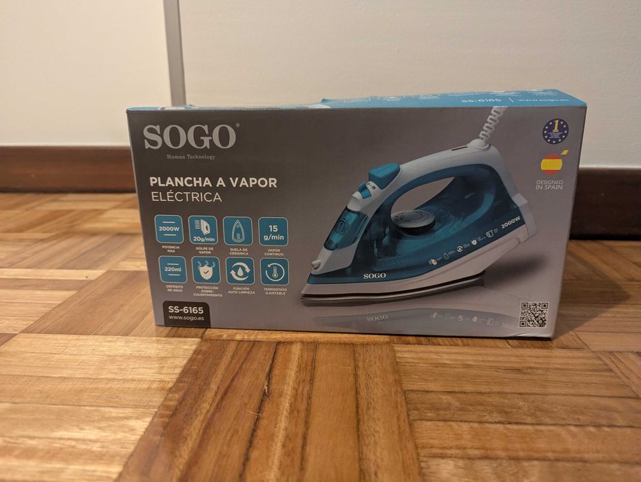 Ferro de engomar Sogo SS-6165 totalmente novo
