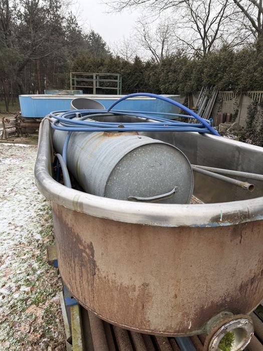 Zbiornik otwarty, wanna nierdzewka