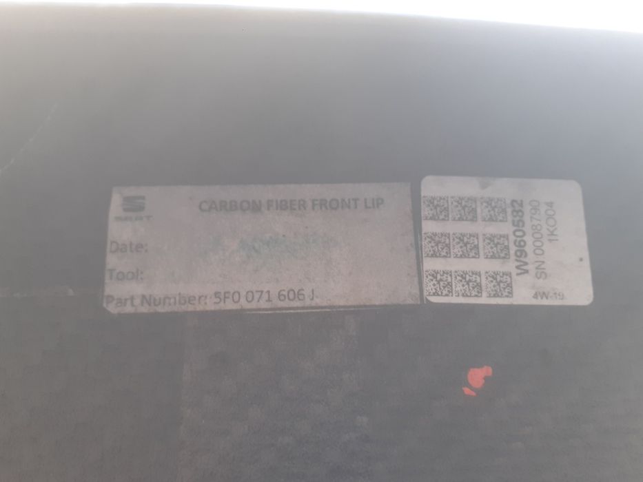 Spoiler Seat leon III 5F Cupra R carbono