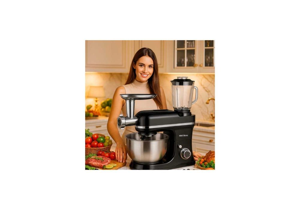 NOWY Robot Planetarny Kuchenny Mikser Z Misą Maszynka Do Mięsa 3000W