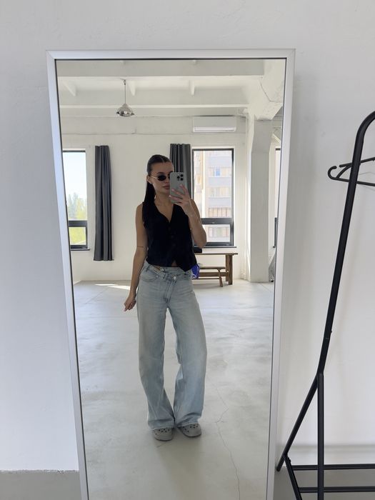 Джинси зара, переплетені 34 розмір