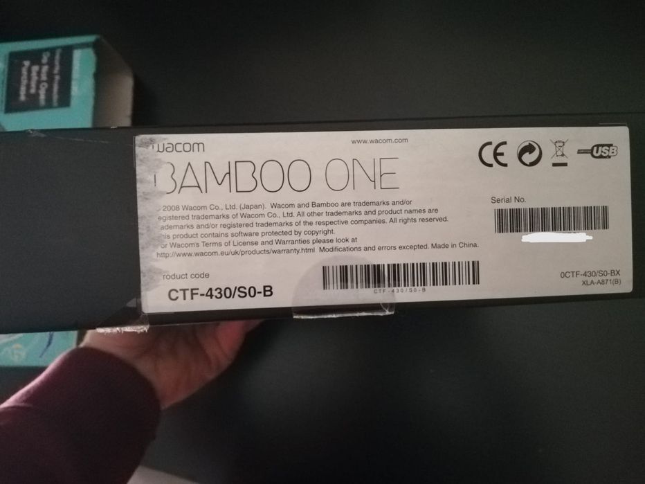Wacom bamboo one